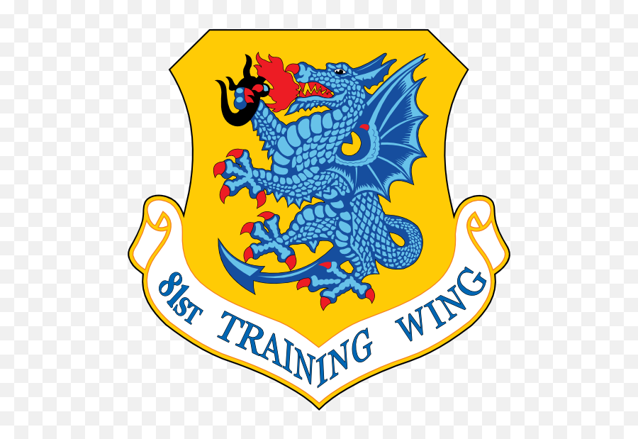 Air Force 81st Training Wing Sticker Emoji,Air Force Wings Logo