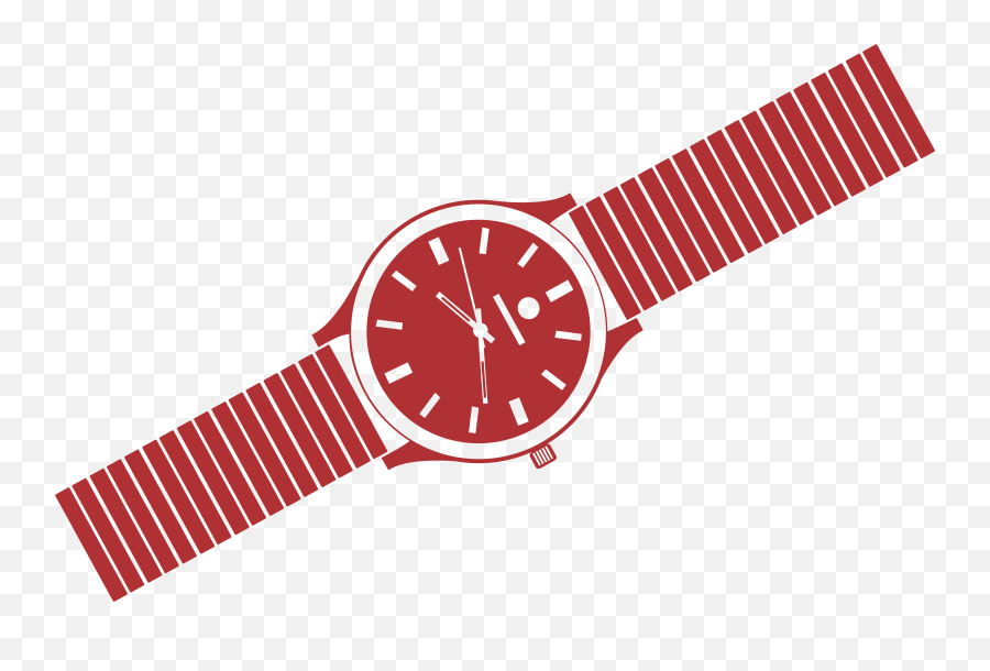 See Clipart Red Watch - Red Watch Free Clipart Emoji,Watch Clipart