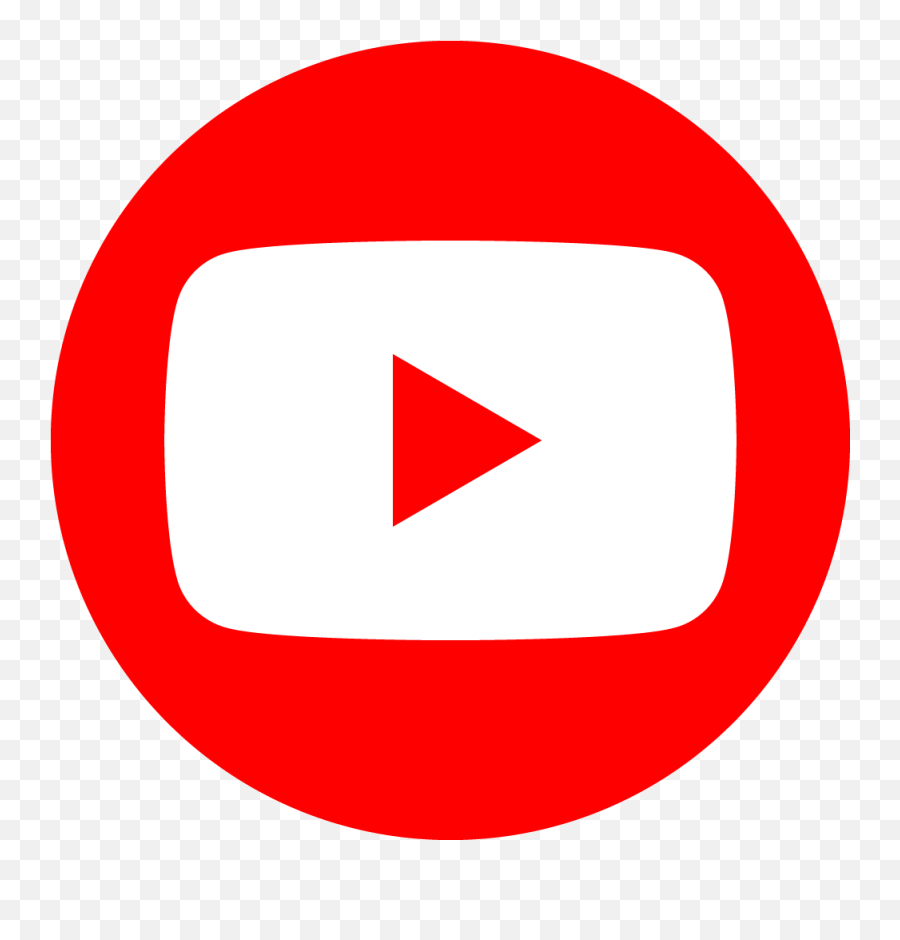 Circle Youtube Logo Png Clipart - Youtube Logo Rund Emoji,Youtube Logo Transparent