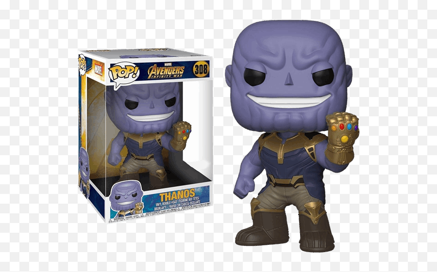 This Pop Vinyl Features The Evil Thanos In All His 10 Emoji,Thanos Glove Png