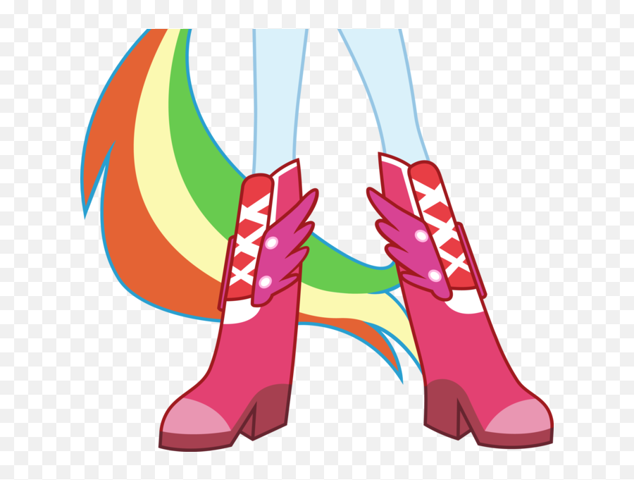1389325 - Safe Rainbow Dash Equestria Girls Boots Fall Emoji,Legs Transparent Background