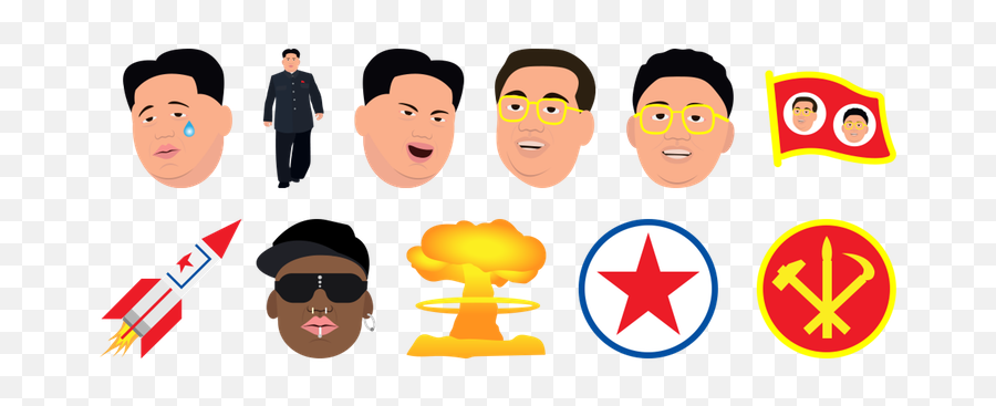 Kimunji Kim Jong - Un Gets Kim Kardashian Emoji Treatment,Kim Jong Un Transparent