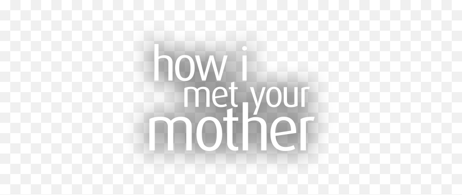 How I Met Your Mother Logo - Met Your Mother Logo Transparent Emoji,Mother 3 Logo