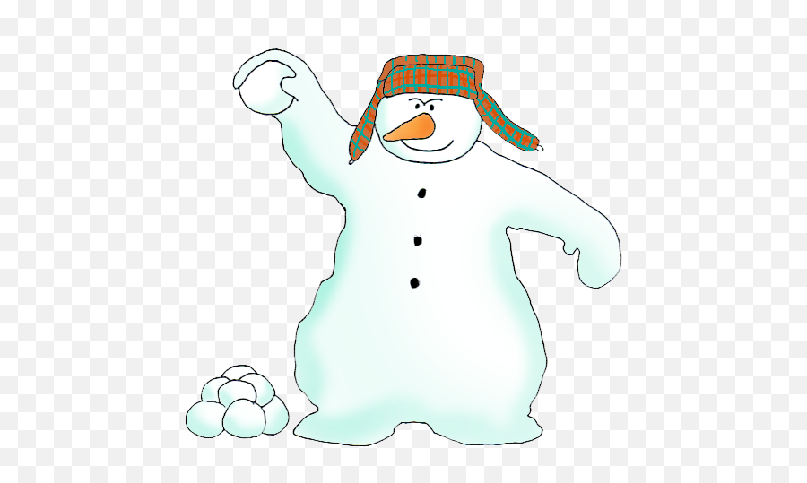Snowman Clipart - Snowman Throwing Snowball Emoji,Snowmen Clipart