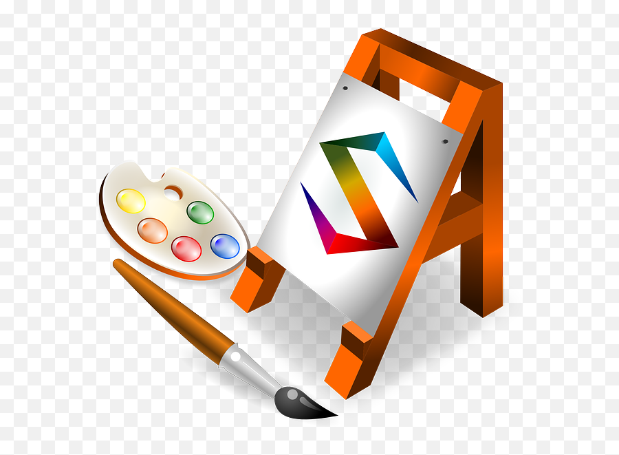 Web Design Clipart Png Transparent Png - Artistica Clipart Png Emoji,Painter Clipart