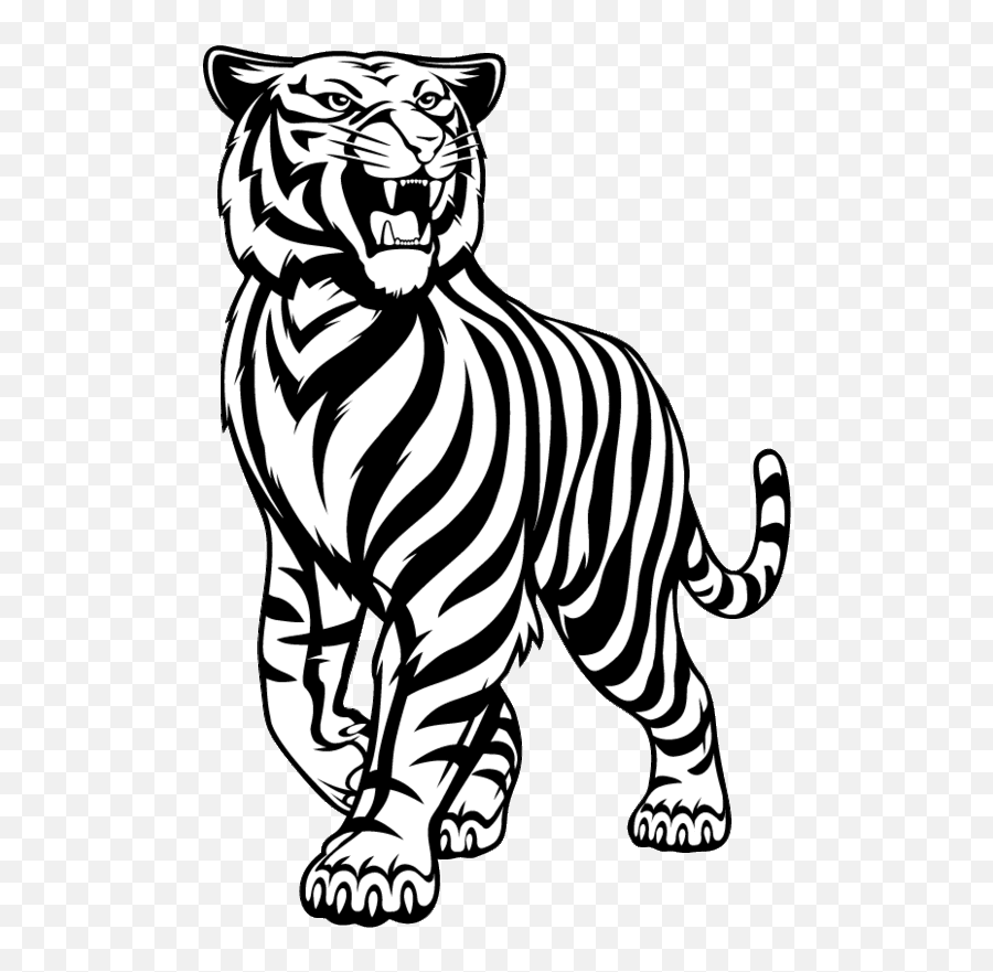 Cartoone Picture Of Tigers - Clipart Best Richmond Tigers Colouring Pages Emoji,Tiger Clipart Black And White