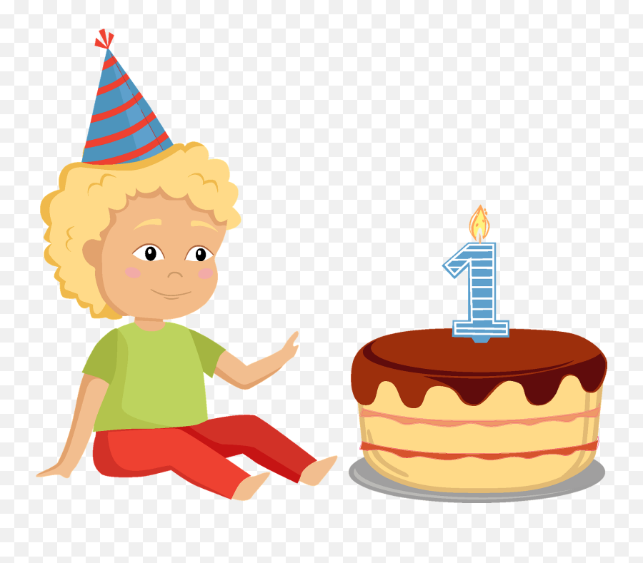 Birthday Boy With A Cake Clipart Free Download Transparent - Cake Decorating Supply Emoji,Birthday Party Clipart