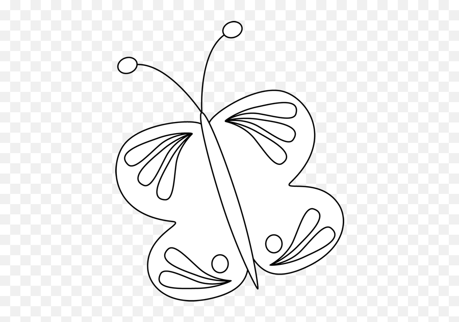 Butterfly Clip Art - Butterfly Images Butterfly My Cute Graphics Black And White Emoji,Butterfly Clipart