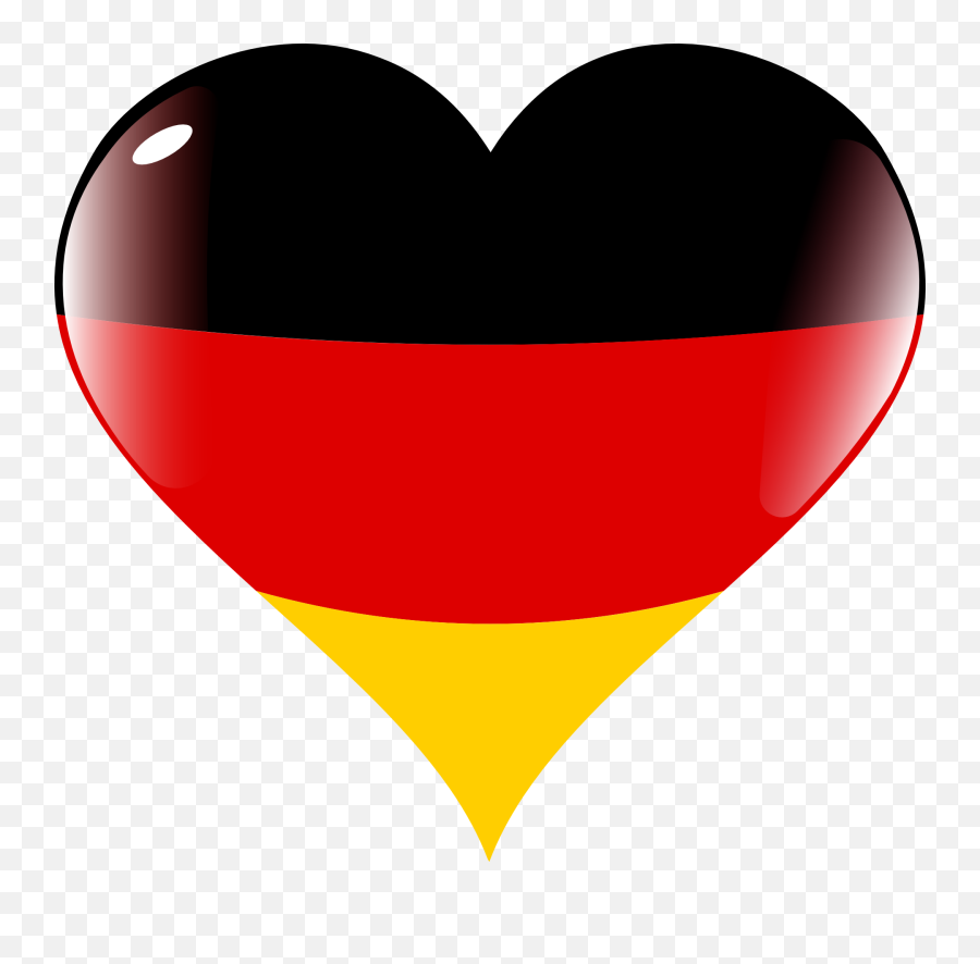 Download Patriotic Star - German Clipart Full Size Png German Flag Heart Png Emoji,Patriotic Clipart