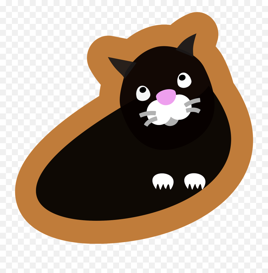 Cute Black Cat Clipart Free Download Transparent Png - Soft Emoji,Cute Cat Clipart