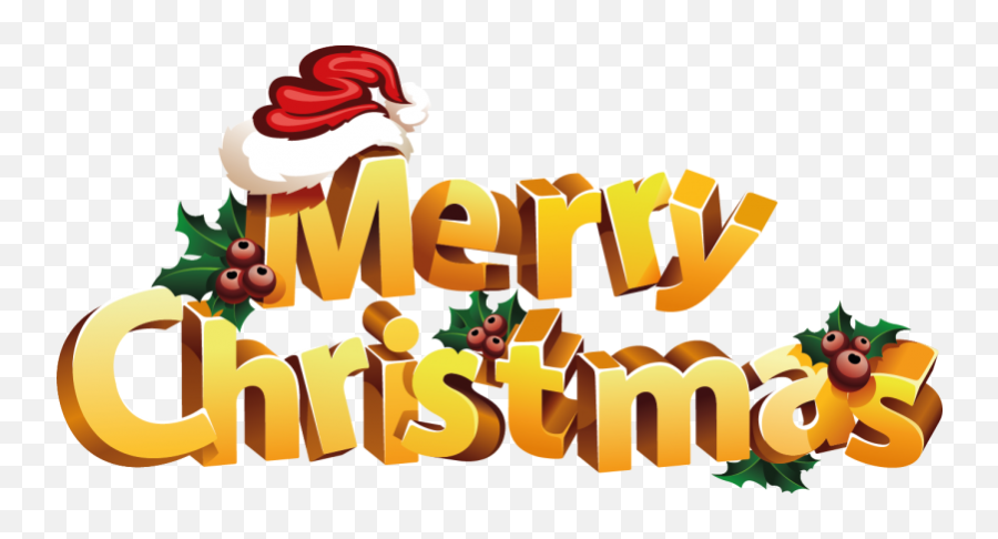 Download Stickers Texte Merry Christmas 3d Repositionnable - For Holiday Emoji,Merry Christmas Text Png