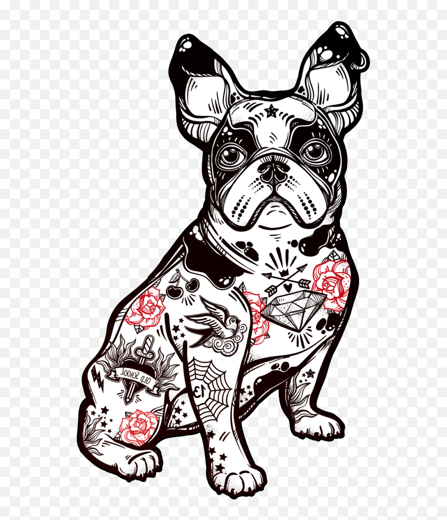 Download Hd Butts To Wiggle At - Bulldog Transparent Png Bulldog Frances Atigrado Vectores Emoji,Bulldog Png