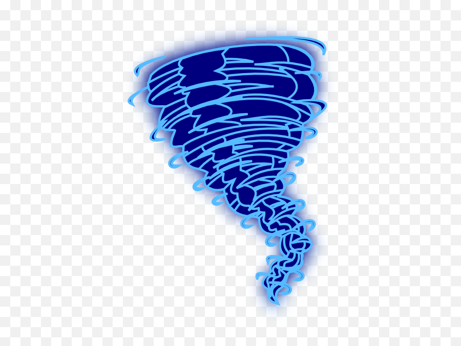 Blue Clip Art At Clker - Clipart Blue Tornado Emoji,Tornado Clipart