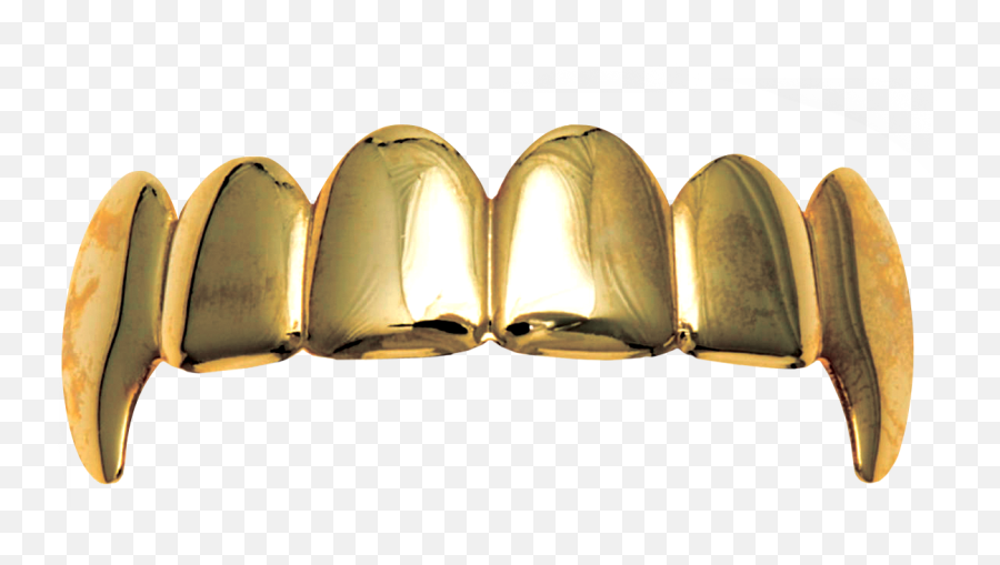 Download Gold Jewellery Tooth Fang - Dente De Ouro Png Emoji,Fang Png