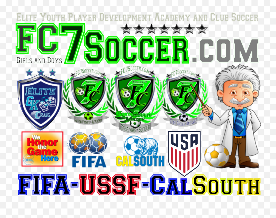 Fifa Us Soccer - Official Fc7soccer Website Play Elite Cal South Emoji,Us Soccer Logo
