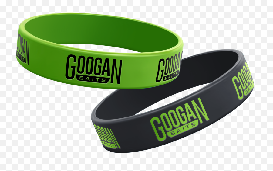 Googan Baits 2 Color Silicone Bracelet Emoji,Googan Squad Logo