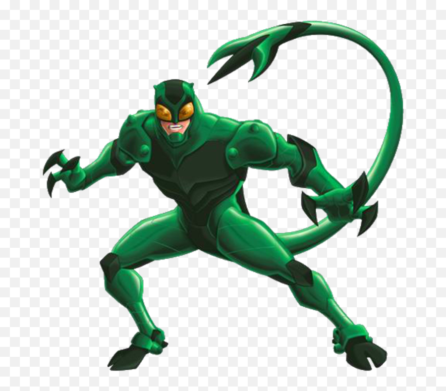 Scorpion Ultimate Spider - Man Animated Series Wiki Fandom Emoji,Coiled Snake Clipart