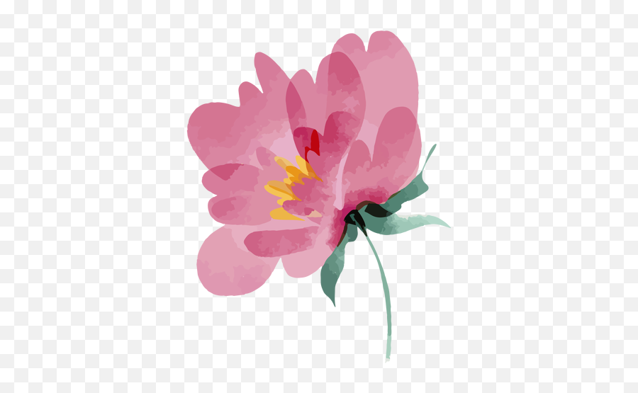 Pink Watercolor Flower Transparent Png U0026 Svg Vector Emoji,Transparent Watercolor Flowers