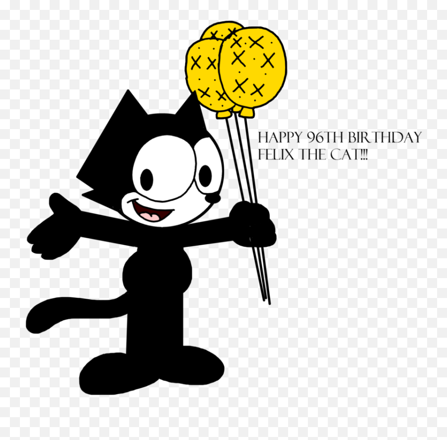 Happy 96th Birthday Felix The Cat By Marcospower1996 Emoji,Felix The Cat Png