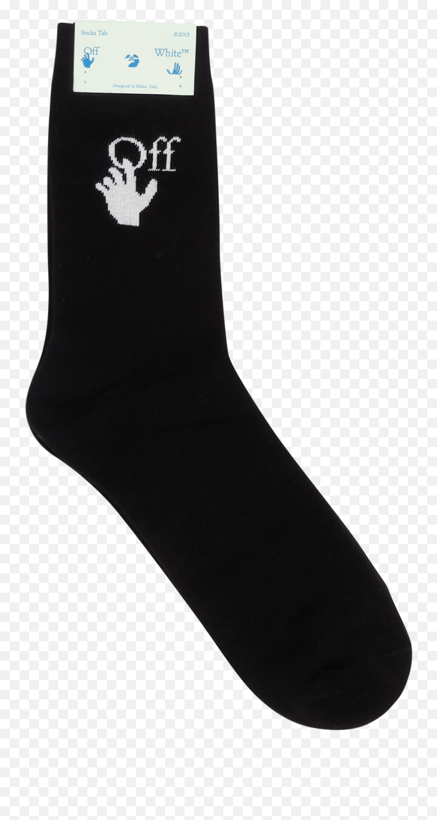 Hand Logo Socks - Solid Emoji,Off White Logo