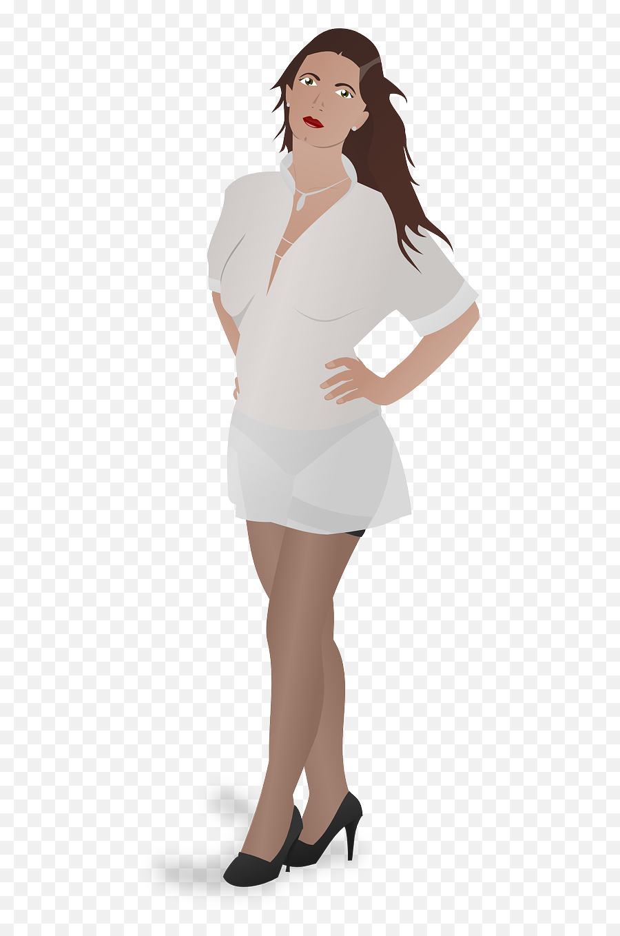 Girl Model People - Free Vector Graphic On Pixabay Emoji,Girl Model Png