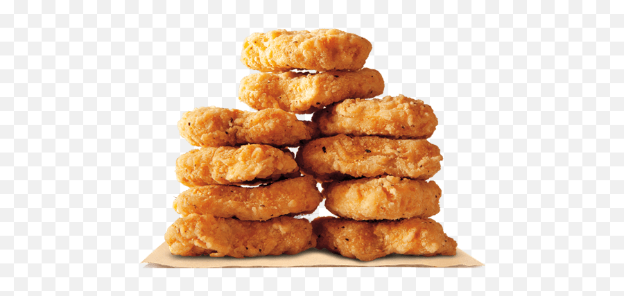 Burger King 10 Chicken Nuggets For 1 - Vegas Living On The Emoji,Chicken Nugget Transparent