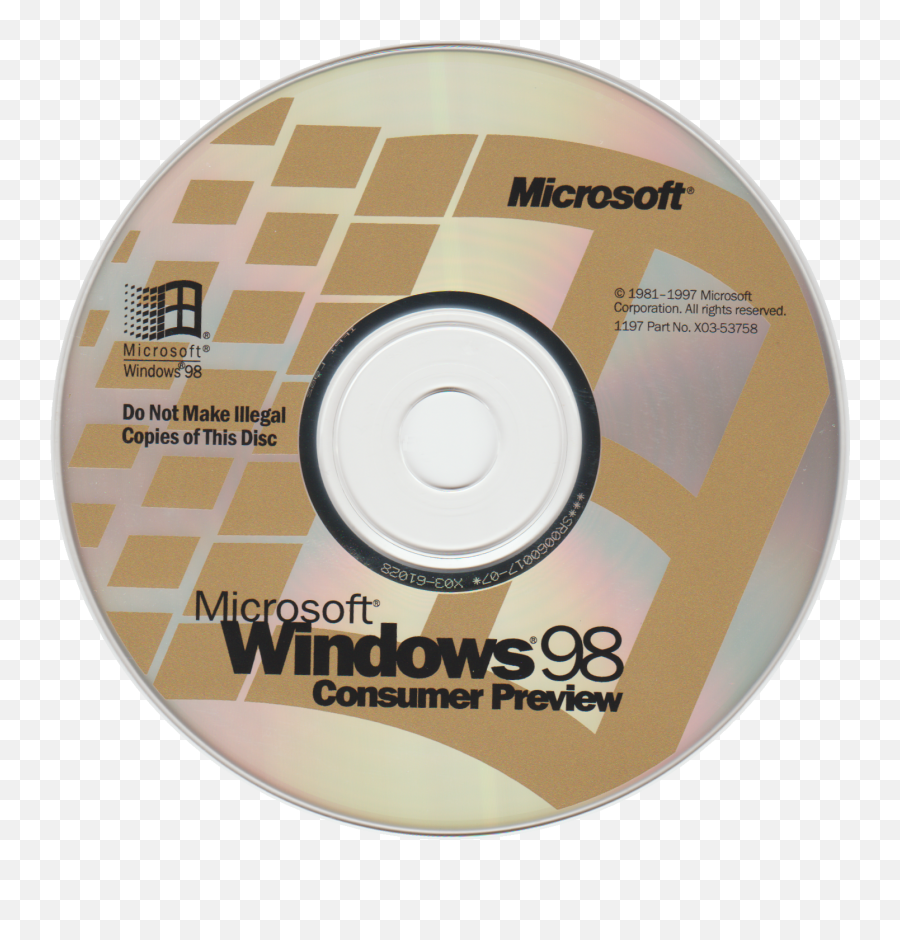 Microsoft Windows 98 Consumer Preview Microsoft Free Emoji,Windows 98 Logo Png