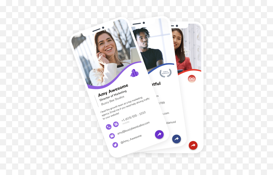 The Best Digital Business Card App Hihello Emoji,Business Thank You Cards With Logo
