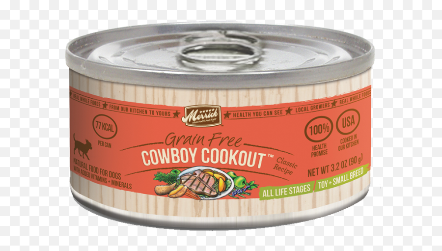 Merrick Small Breed Cowboy Cookout Dog Food - Grain Free Emoji,Cookout Png