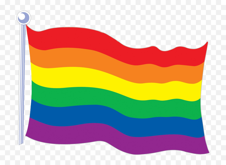 Rainbow Flag Png Transparent Images Png All - Transparent Pride Flag Clipart Emoji,Rainbow Transparent