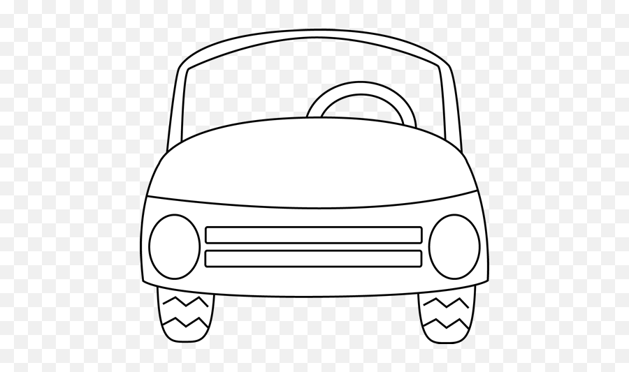 Black And White Car Clip Art - Clipart Car Front Black And White Emoji,Car Clipart Black And White