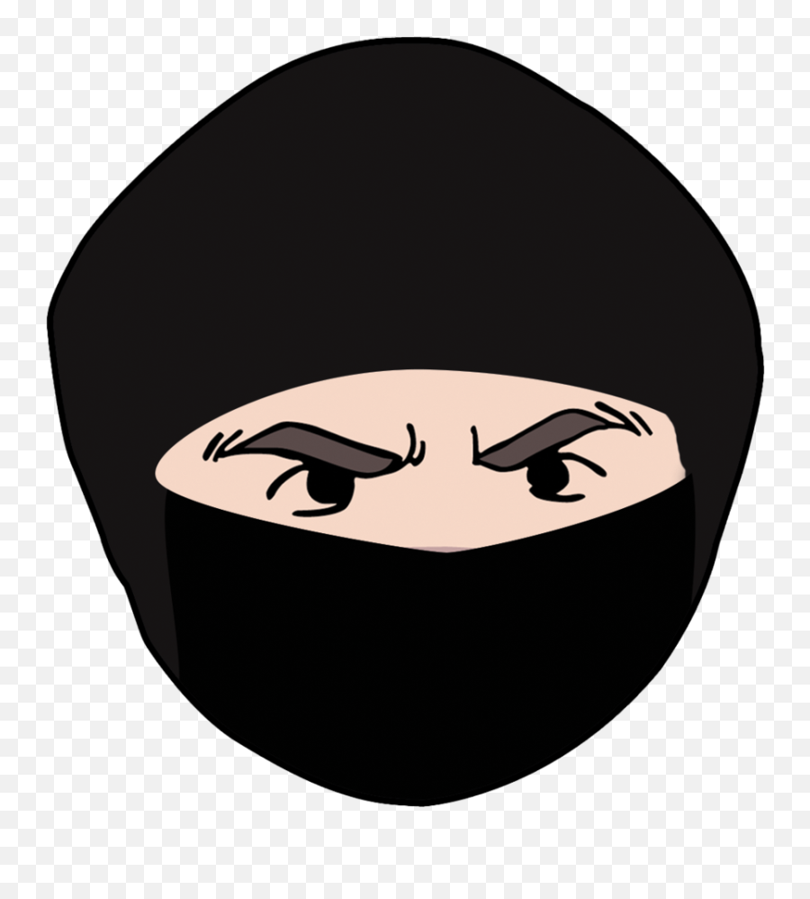 Cartoon Ninja Png - Ninja Head Transparent Emoji,Ninja Png
