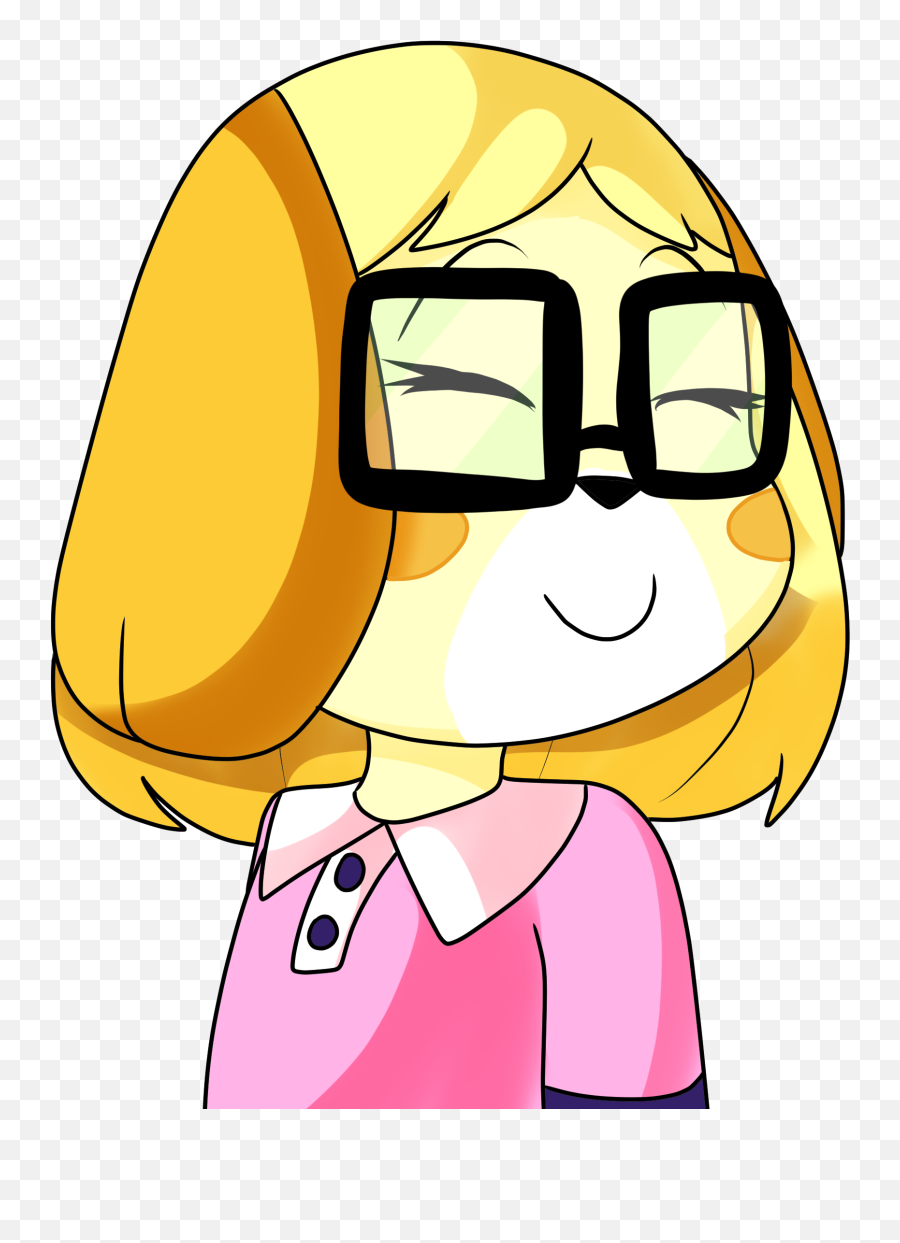 Download Hd 1920 X 2280 1 0 - Animal Crossing Isabelle Animal Crossing Isabelle With Her Hair Down Emoji,Animal Crossing Transparent