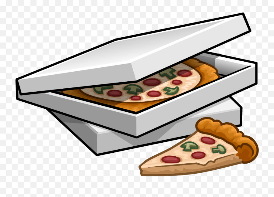 Clipart Box Pizza Clipart Box Pizza - Pizza Box Clipart Emoji,Pizza Transparent