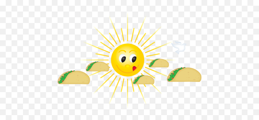 Flying - Happy Emoji,Taco Clipart