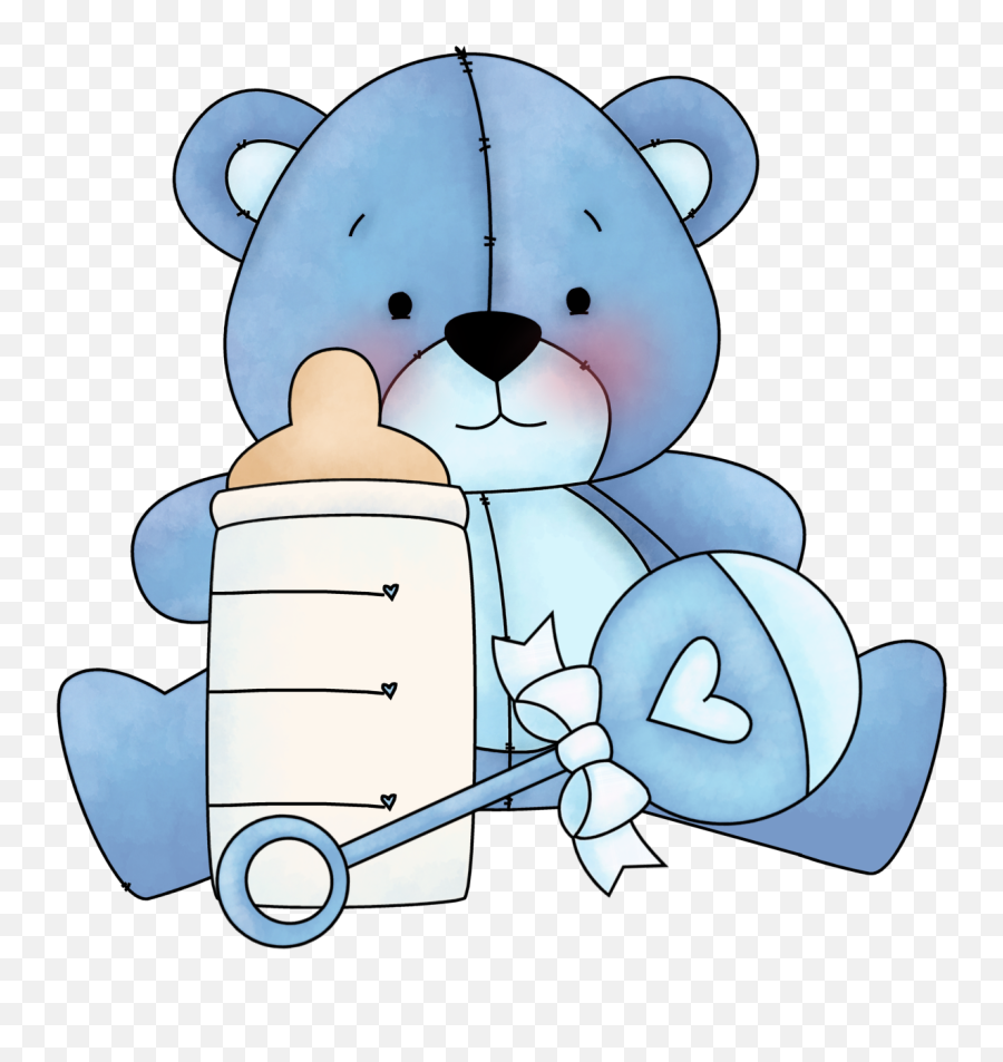 Blue Teddy Bear Clipart - Png Download Full Size Clipart Cute Blue Teddy Bear Clipart Emoji,Teddy Bear Transparent Background