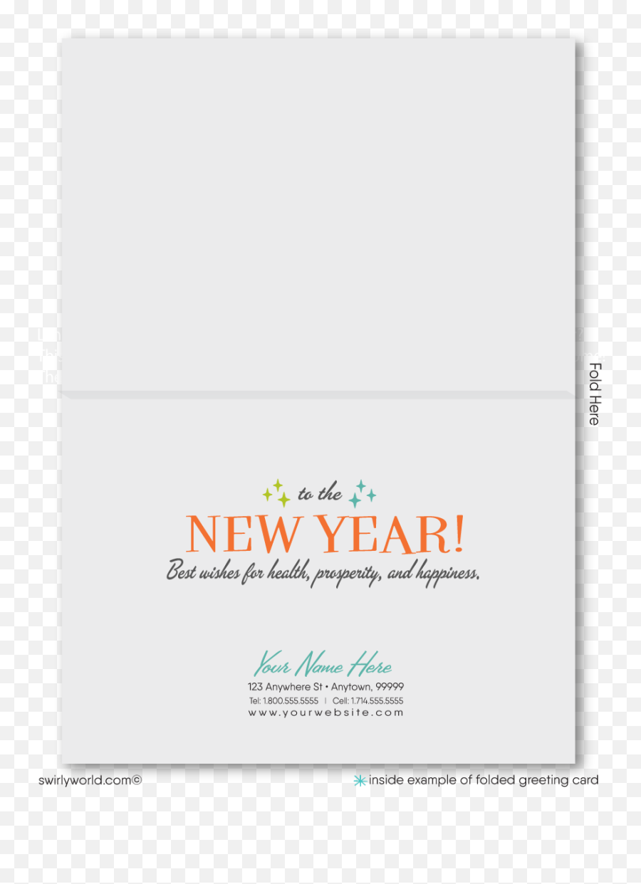 2021 Cheers Atomic Mid - Century Retro Modern Happy New Year Cards Vertical Emoji,Cheers Logos