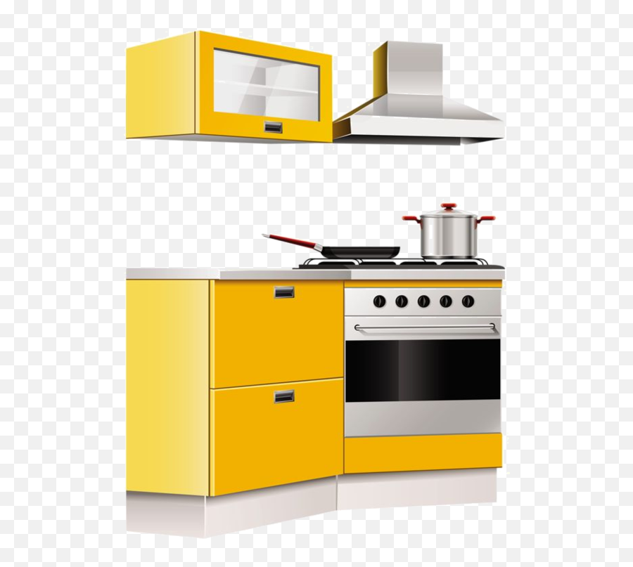 Kitchen Cabinets Drawing - Kitchen Clipart Emoji,Kitchen Clipart