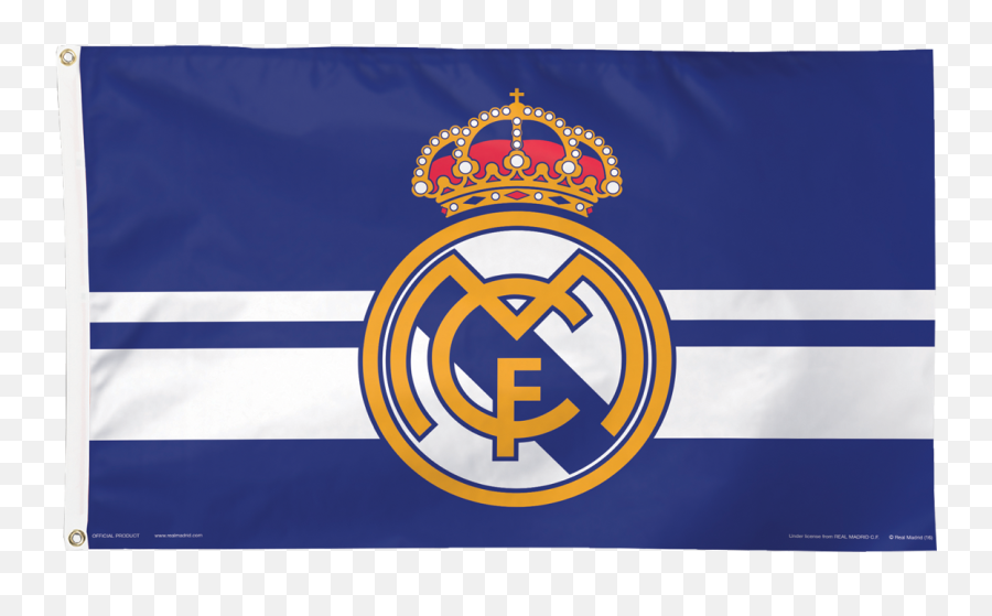 Sports Mem Cards U0026 Fan Shop Football Club Flag Real Madrid - Real Madrid Vs Shakhtar Donetsk Emoji,Real Madrid Logo