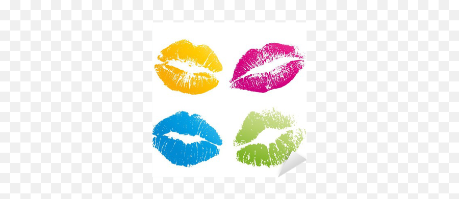 Sexy Lipstick Kiss Vector Sticker U2022 Pixers - We Live To Change Emoji,Lipstick Kiss Png