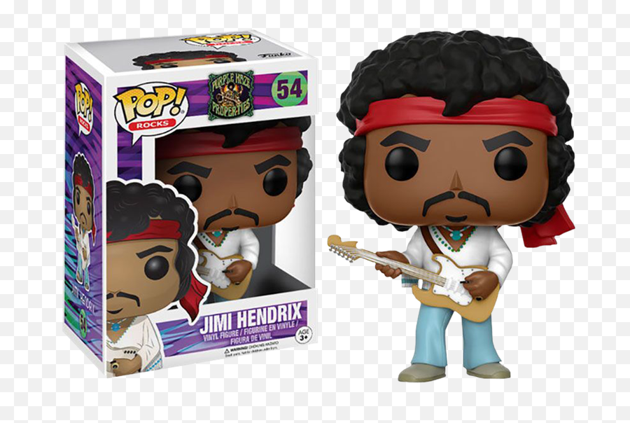 Funko Pop Jimi Hendrix Hd Png Download - Figurine Pop Jimi Hendrix Emoji,Jimi Hendrix Logo