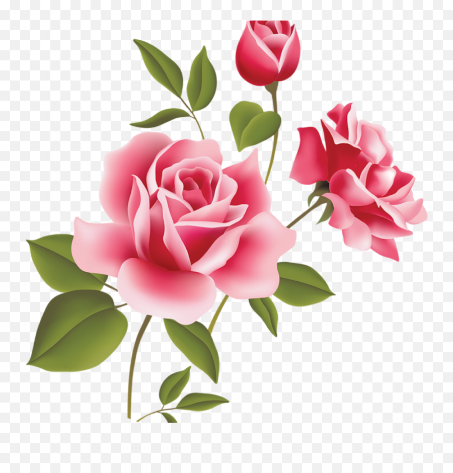 Rose Flowers Vector Png - Public Domain Free Rose Clipart Emoji,Rose Clipart