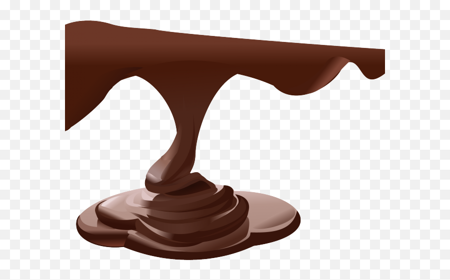 Chocolate Clipart Chocolate Sauce - Melted Chocolate Clipart Chocolate Melted Png Emoji,Chocolate Clipart