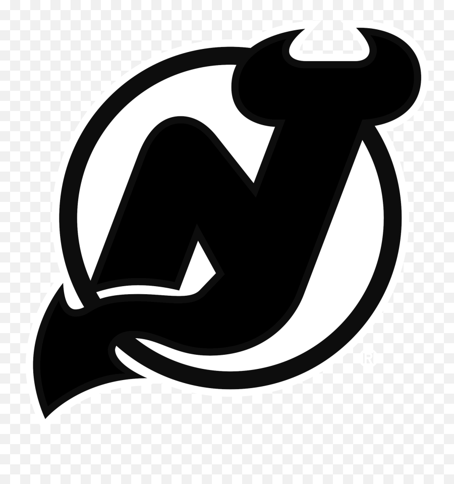 New Jersey Devils Logo Svg Clipart - Full Size Clipart New Jersey Devils Stencil Emoji,Jersey Mike's Logo