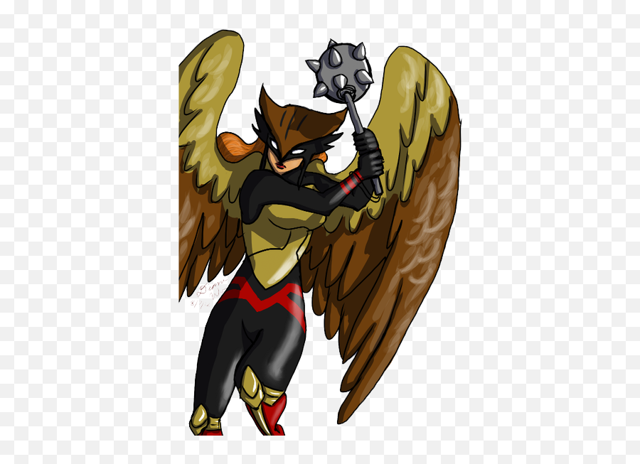 10 Hawkgirl Clipart - Preview Hawk Girl Clipart Emoji,Hawk Head Clipart
