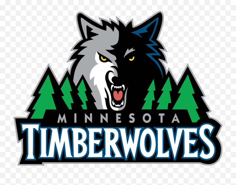 Nba Team Logos Vector - Old Minnesota Timberwolves Logo Emoji,Nba Logo Png