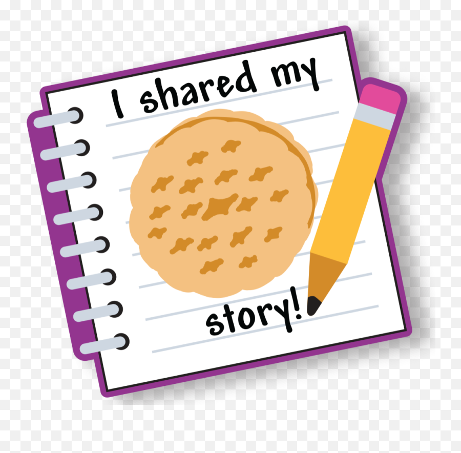 My Cookie Story Clipart - Junk Food Emoji,Story Clipart