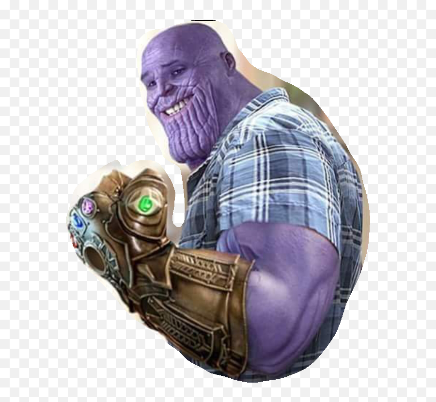 Thanos - Thanos Smiling No Background Emoji,Thanos Transparent