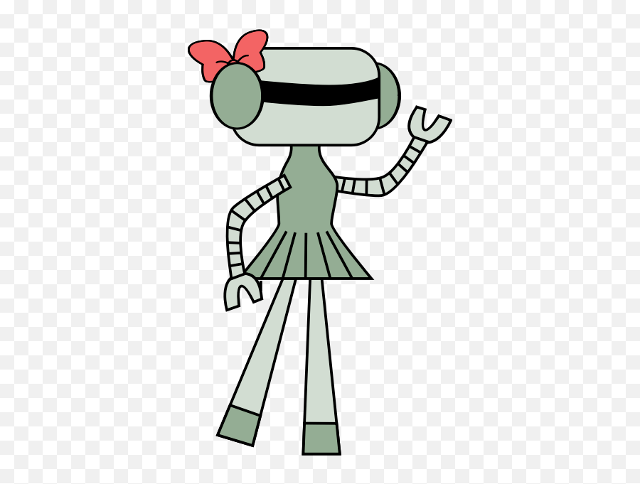 Clipart - Girl Robot Robot Girl Robot Clip Art Robot Girl Clipart Emoji,Robot Clipart