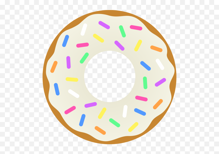 Transparent Background Donut Clipart - Donut Clipart Emoji,Donut Transparent Background